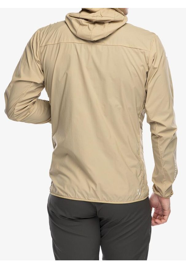 Haglöfs - Kurtka przeciwwiatrowa męska Haglofs L.I.M Tempo Trail Jacket. Kolor: beżowy. Materiał: softshell. Sport: turystyka piesza