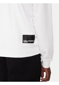 Karl Lagerfeld Jeans Bluza A1M20001 Biały Regular Fit. Kolor: biały. Materiał: bawełna #4