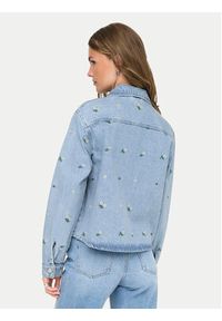 only - ONLY Koszula jeansowa Cassie 15349520 Niebieski Oversize. Kolor: niebieski. Materiał: bawełna