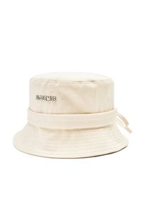 JACQUEMUS Bucket 223AC001 Écru. Materiał: materiał, bawełna