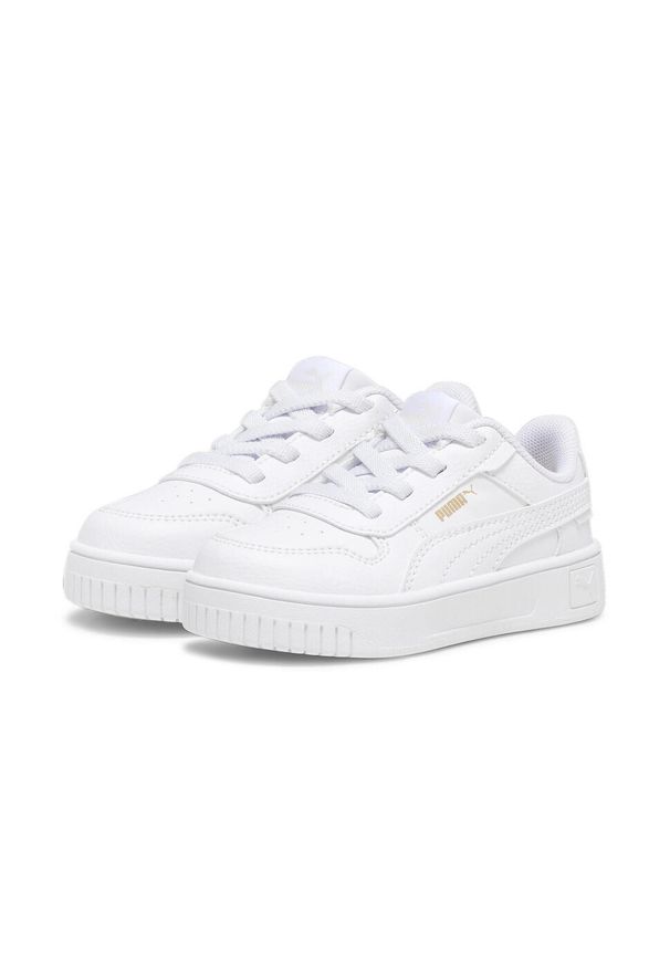 Puma - Sneakersy Carina Street dla małych dzieci PUMA White Gold. Kolor: żółty, biały, wielokolorowy. Sezon: lato
