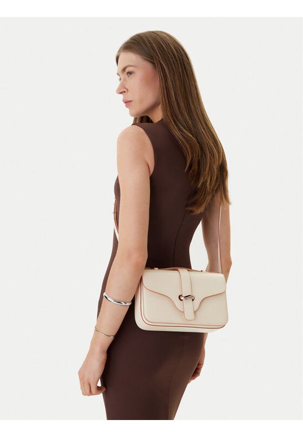 Emporio Armani Torebka EW004419 AF25356 U1070 Beżowy. Kolor: beżowy. Materiał: skórzane