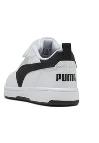 Puma - Dziecięce sneakersy PUMA Rebound V6 Lo PUMA White Black transparent. Kolor: wielokolorowy, czarny, biały