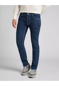 Lee - LEE LUKE BUTTON FLY MĘSKIE SPODNIE JEANSOWE STONE ESME L70SNIWF 112322027