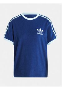 Adidas - adidas T-Shirt 3-Stripes IR7465 Granatowy Loose Fit. Kolor: niebieski. Materiał: bawełna #7