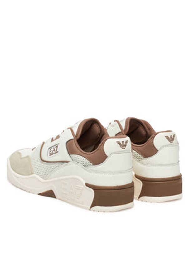 EA7 Emporio Armani Sneakersy X8X187 XK402 U475 Biały. Kolor: biały. Materiał: skóra