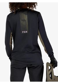 FOX - Bluza rowerowa damska Fox Defend LS Jersey Park. Kolor: czarny. Materiał: jersey