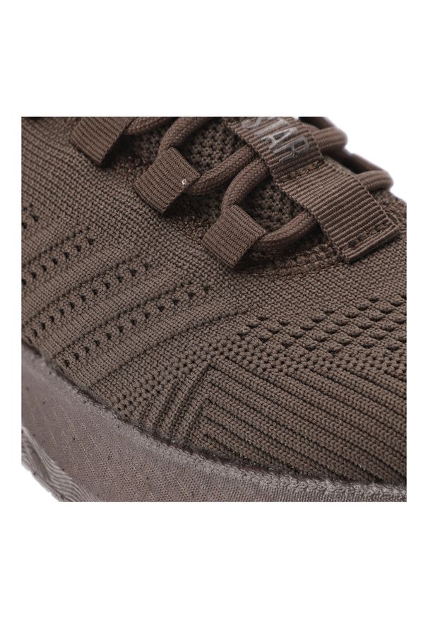 Big-Star - Sneakersy damskie Big Star, cholewka z materiału tekstylnego o oddychającej strukturze wsuwany fason, brązowe, UU274055. Okazja: na co dzień, na spacer. Zapięcie: sznurówki. Kolor: brązowy. Materiał: materiał. Szerokość cholewki: normalna. Sport: turystyka piesza