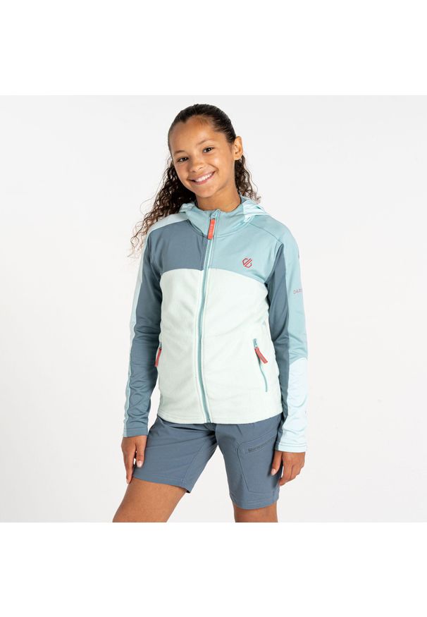 DARE 2B - Bluza turystyczna dziecięca Thriving Core Stretch. Kolor: niebieski. Materiał: tkanina