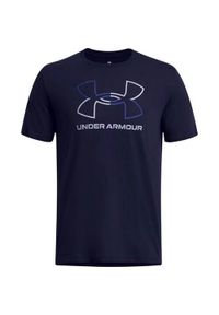 Koszulka sportowa męska Under Armour Gl Foundation Uodate. Kolor: niebieski. Materiał: bawełna, poliester. Długość rękawa: krótki rękaw. Długość: krótkie
