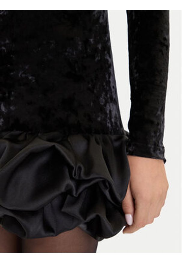 Eleh Sukienka koktajlowa EFW250383 Czarny Regular Fit. Kolor: czarny. Materiał: syntetyk. Styl: wizytowy