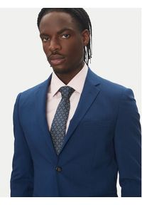 Lindbergh Garnitur 30-61040 Niebieski Slim Fit. Kolor: niebieski. Materiał: syntetyk #9