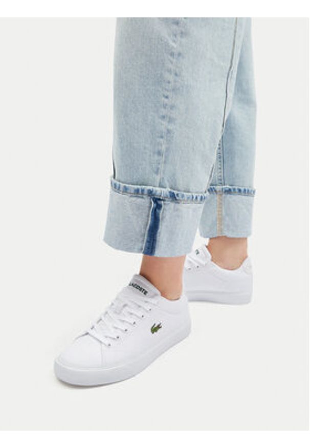 Lacoste Tenisówki 7-49CFA0004 Biały. Kolor: biały. Materiał: materiał