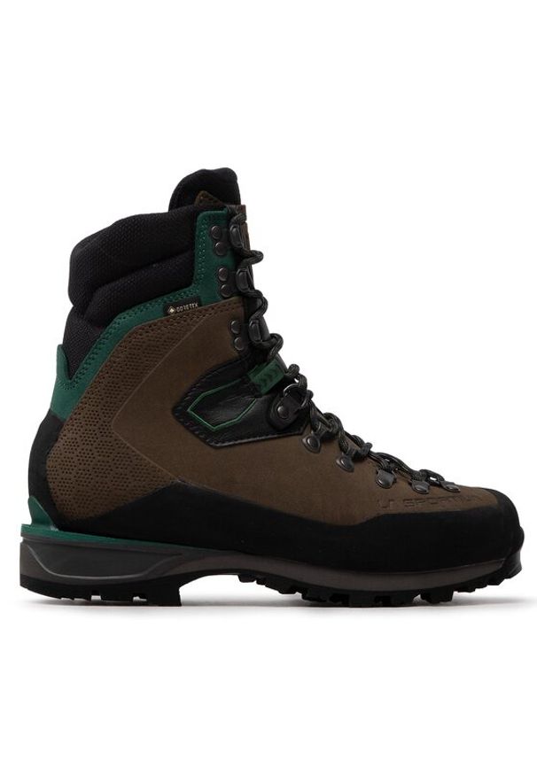 LA SPORTIVA - La Sportiva Trekkingi Karakorum Hc Gtx GORE-TEX 21Q807711 Khaki. Kolor: brązowy. Materiał: zamsz, skóra. Technologia: Gore-Tex. Sport: turystyka piesza