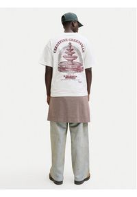 Jack & Jones T-Shirt Maine 12291780 Biały Regular Fit. Kolor: biały. Materiał: bawełna #5