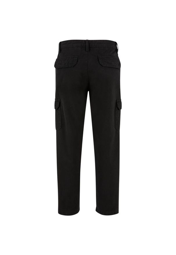Urban Classics - Spodnie Cargo Dla Chłopca Proste Nogawki. Kolor: czarny