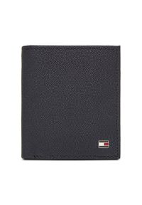 TOMMY HILFIGER - Tommy Hilfiger Duży Portfel Męski Th Flag Trifold AM0AM13521 Granatowy. Kolor: niebieski. Materiał: skóra