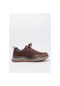 skechers - Buty SKECHERS BENGAO Brązowy. Kolor: brązowy. Materiał: tkanina, skóra