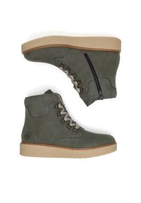 Rieker Trzewiki Y0033-54 Zielony. Kolor: zielony. Materiał: skóra #5