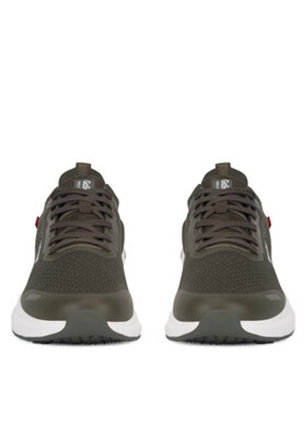 Go Soft Sneakersy MP-12A Khaki. Kolor: brązowy. Materiał: materiał