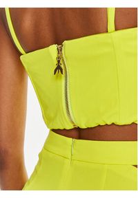 Patrizia Pepe Top 2C1545/A049-Y452 Zielony Regular Fit. Kolor: zielony. Materiał: syntetyk #5