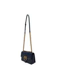 Pinko - PINKO Torebka Love One Mini Light Dc Al 25-26 PLTT 104550 A2OS Granatowy. Kolor: niebieski. Materiał: skórzane