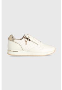 MEXX - Mexx buty Sneaker Djana kolor biały. Nosek buta: okrągły. Zapięcie: sznurówki. Kolor: biały. Materiał: skóra