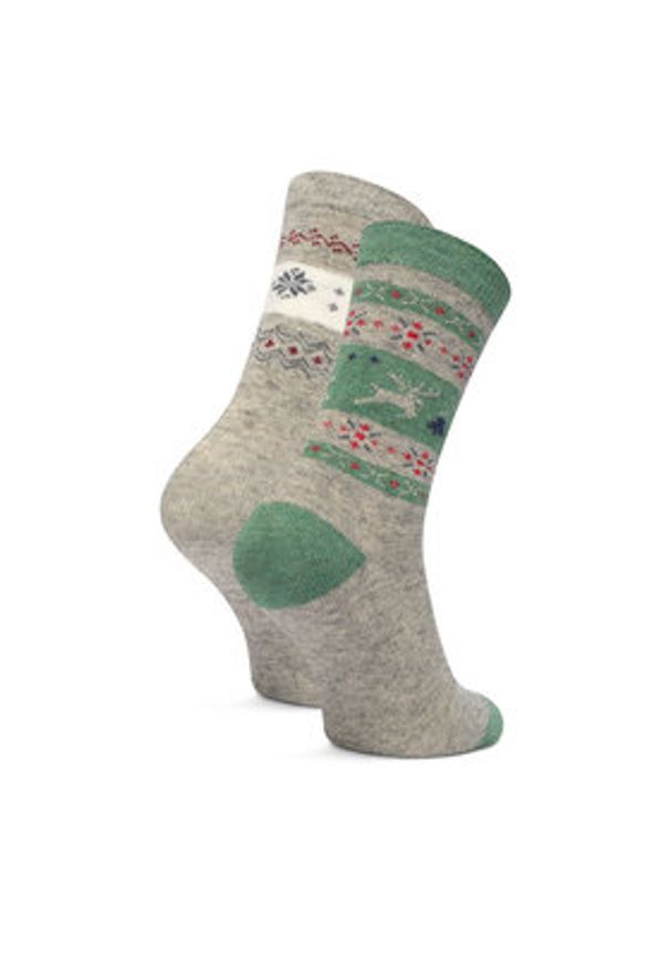 Gino Rossi - GINO ROSSI Skarpety długie CEO_BR_GR_004_W_AW25 (2 PACK) Szary. Kolor: szary. Materiał: poliester