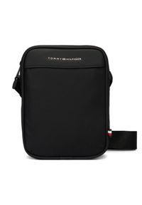 TOMMY HILFIGER - Tommy Hilfiger Saszetka Th Repreve Mini Reporter AM0AM14150 Czarny. Kolor: czarny. Materiał: materiał #1