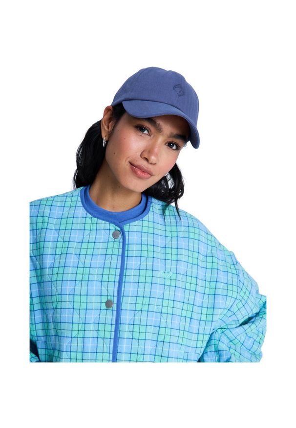 Roxy - Czapka dla Kobiety SLIDE AWAY Niebieski. Kolor: niebieski. Materiał: bawełna, tkanina. Wzór: jodełka, haft