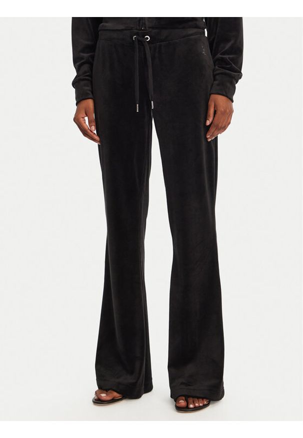 Juicy Couture Spodnie dresowe Christine JCWBJ125304 Czarny Flared Leg. Kolor: czarny. Materiał: syntetyk
