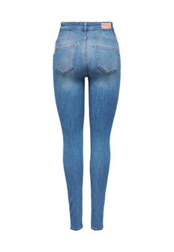 only - ONLY Jeansy 15300068 Niebieski Skinny Fit. Kolor: niebieski