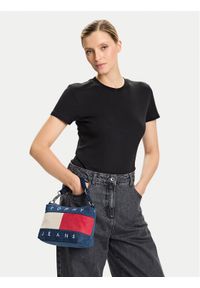 Tommy Jeans Torebka Tjw Archive Denim Shoulder Bag AW0AW18213 Niebieski. Kolor: niebieski #1
