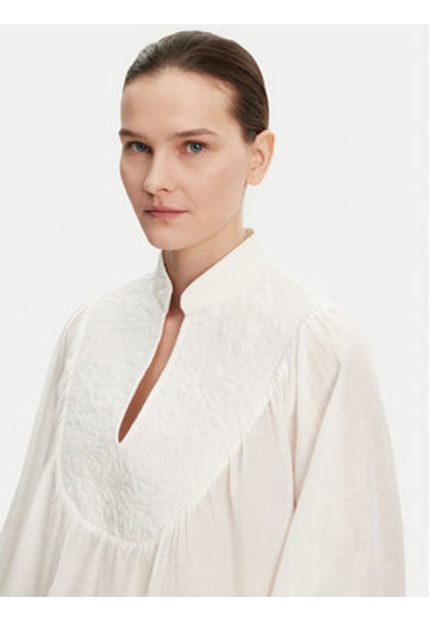 Munthe Bluzka Frantz 251100525130 Écru Loose Fit. Materiał: bawełna