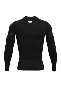Under Armour - Męska Koszulka Termoaktywna Z Długim Rękawem HeatGear. Kolor: czarny. Długość rękawa: długi rękaw. Długość: długie