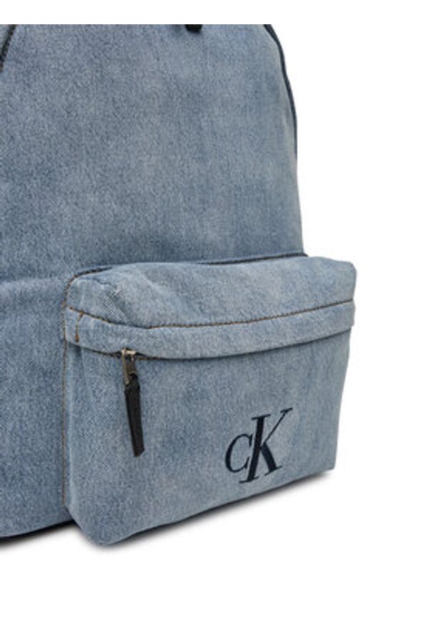 Calvin Klein Plecak Denim Backpack 40 LV04G3138G Błękitny. Kolor: niebieski. Materiał: materiał