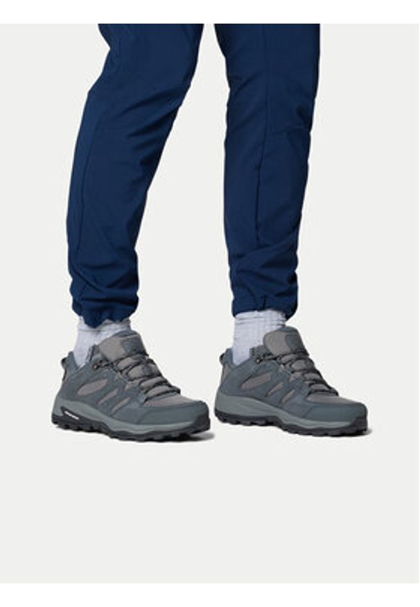 columbia - Columbia Trekkingi Redmond 2128721 Szary. Kolor: szary. Materiał: skóra, zamsz. Sport: turystyka piesza