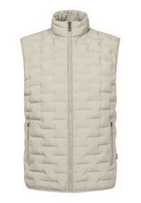 Bugatti Kamizelka 8800-75148C Écru Regular Fit. Kolor: kremowy. Materiał: syntetyk #6