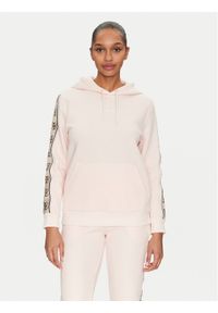 Guess Bluza V4YQ11 KB3P2 Różowy Regular Fit. Kolor: różowy. Materiał: bawełna, syntetyk #1