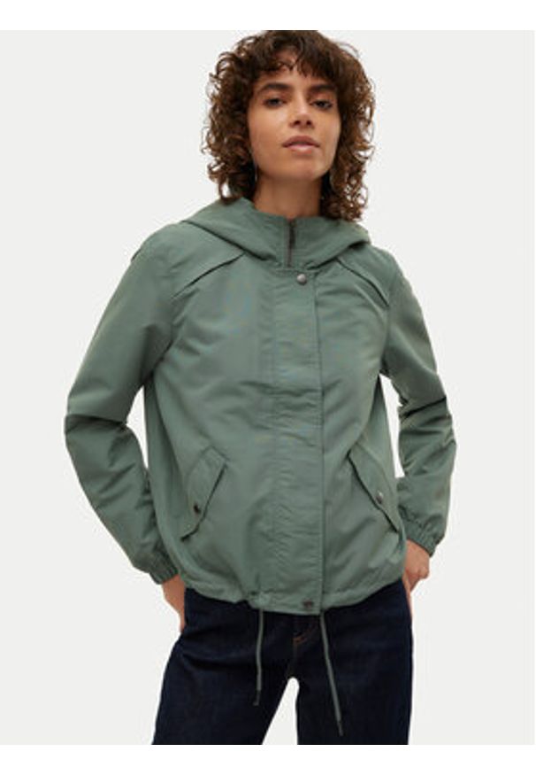 Vero Moda Kurtka przejściowa Zoa 10278214 Zielony Regular Fit. Kolor: zielony. Materiał: syntetyk
