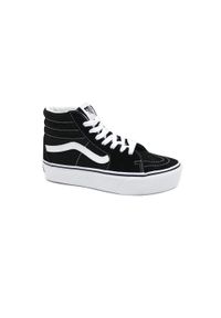 Tenisówki Vans Model Sk8-hi Platform 2.0 Kolor Czarny. Kolor: czarny. Materiał: materiał, syntetyk, guma. Obcas: na platformie. Model: Vans SK8. Sport: turystyka piesza