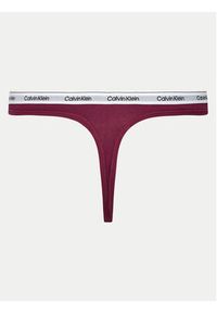 Calvin Klein Underwear Komplet 3 par stringów 000QD5209E Kolorowy. Materiał: bawełna. Wzór: kolorowy