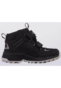 Buty do chodzenia dla dzieci Kappa 260905K1115. Zapięcie: rzepy. Kolor: czarny. Materiał: guma, syntetyk, tkanina, materiał. Szerokość cholewki: normalna