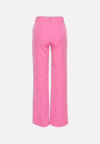 Born2be - Różowe Spodnie w Stylu Garniturowym ze Szlufkami Dionissa. Okazja: na co dzień. Stan: podwyższony. Kolor: różowy. Wzór: aplikacja. Styl: casual, elegancki #6