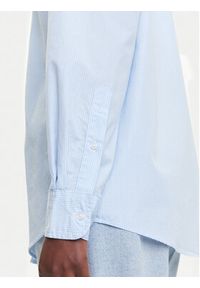 Tommy Jeans Koszula Micro Gingham DW0DW20987 Niebieski Relaxed Fit. Kolor: niebieski. Materiał: bawełna #4