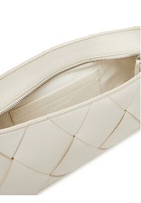 Calvin Klein Torebka Ck Woven Elongated Shoulder Bag K60K612992 Biały. Kolor: biały. Materiał: skórzane #3