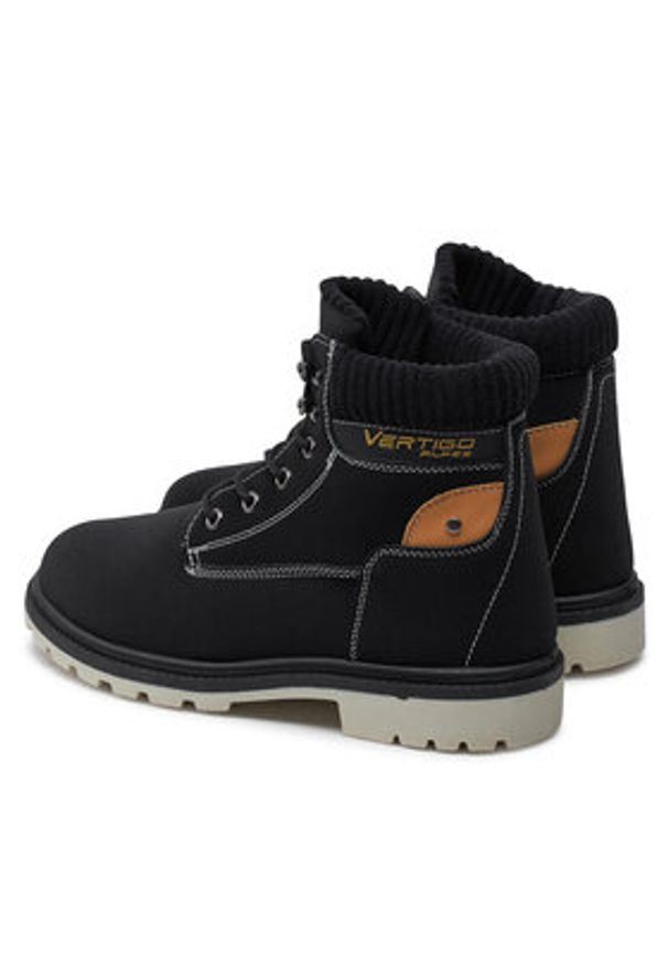 Vertigo Alpes Trapery Castro M Czarny. Kolor: czarny. Materiał: skóra