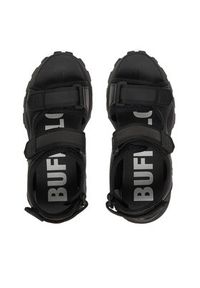 Buffalo Sandały Manhatten SND 1602367 Czarny. Kolor: czarny. Materiał: materiał #2