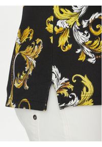 Versace Jeans Couture Polo 78GAG6S0 Czarny Regular Fit. Typ kołnierza: polo. Kolor: czarny. Materiał: bawełna