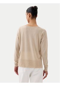 GAP - Gap Sweter 854769-02 Beżowy Relaxed Fit. Kolor: beżowy. Materiał: syntetyk